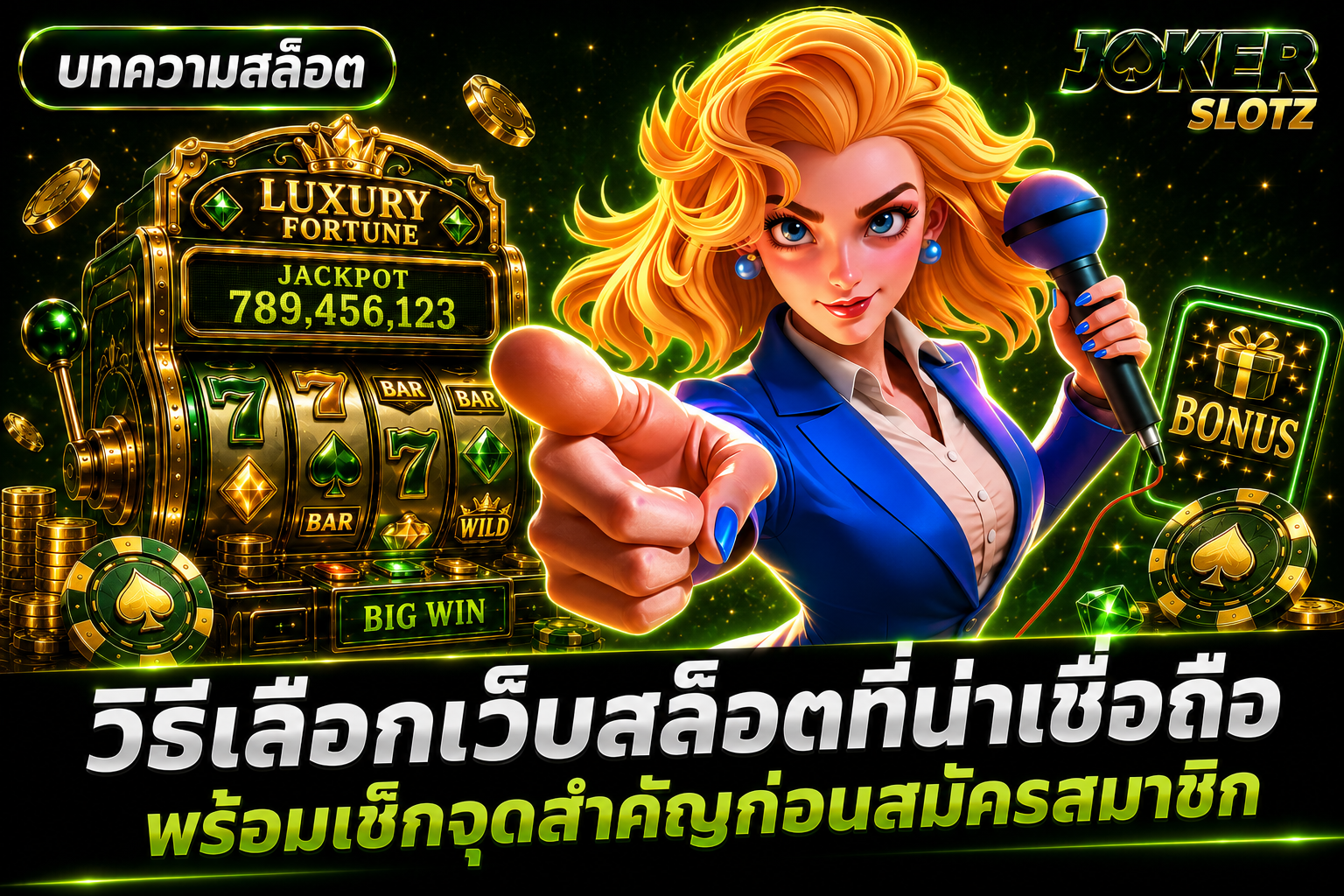 วิธีเลือกเว็บสล็อต